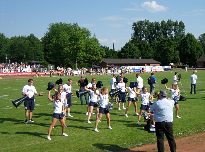 Chearleader der Blue Devils